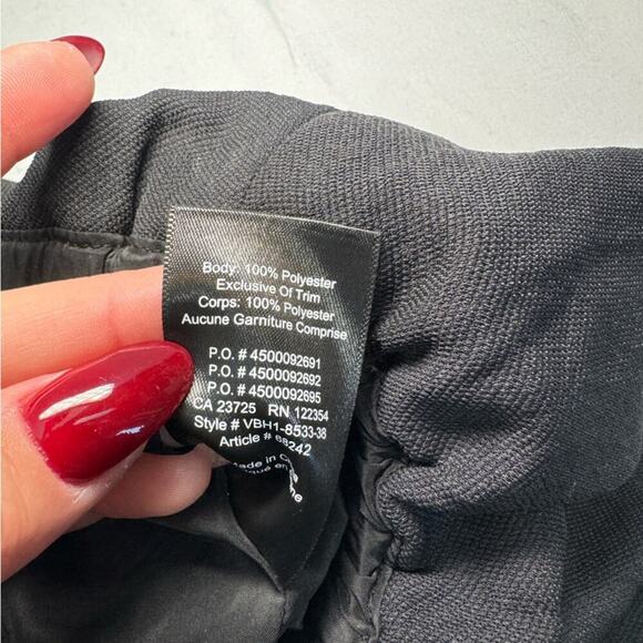 Artizia Babaton Black Flutter Strapless Ruffle Jumpsuit Size 0 - Picture 11 of 14